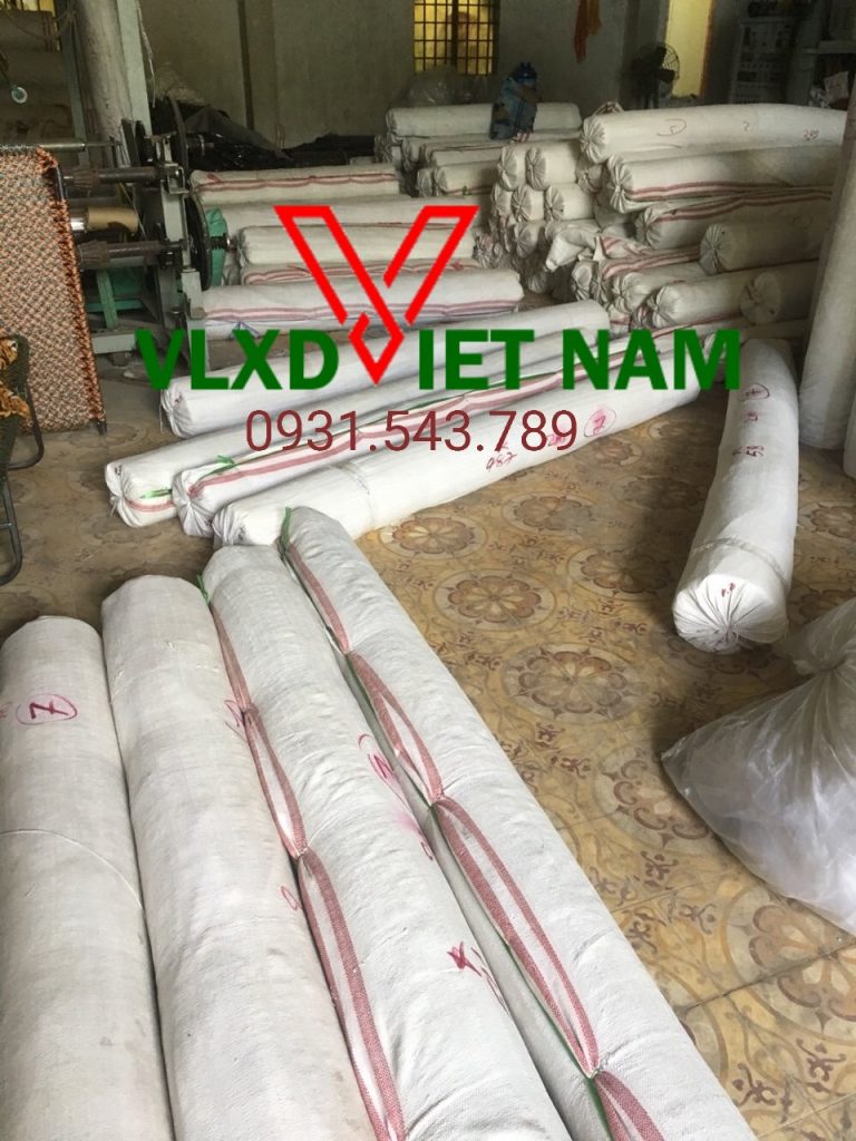 Nilon lót sàn đổ bê tông màu trắng