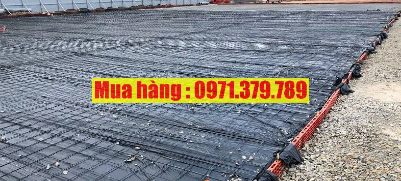 Hình ảnh thực tế thi công nilon đen trải đổ bê tông - Lh 0971379789